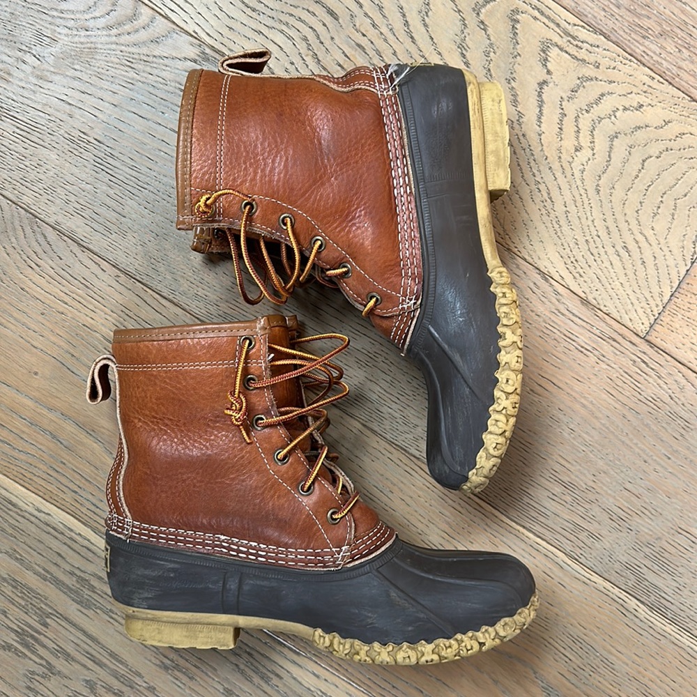 L.L.Bean Boots - 8”, sherling lined. Lightly worn.